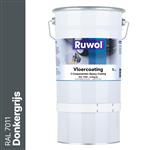 Ruwol 2K Epoxy Vloercoating Donkergrijs (RAL 7011) 5 kg
