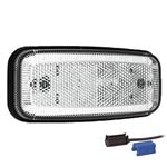 Fristom LED markeringslicht wit | 12-24V | 0,75mm². connector