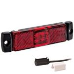 Fristom LED markeringslicht rood | 12-24V | 1,5mm². connector