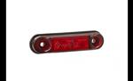Horpol LED markeringslicht rood | 12-24V | 50cm. kabel