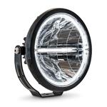 LED verstraler / witte ring+streep dagrijverlichting 12/24V