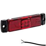 Fristom LED markeringslicht rood | 12-24V | 50cm. kabel
