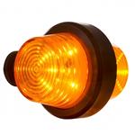 Horpol LED pendellamp amber | korte steel | heldere lens | 12-24V