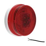Fristom LED markeringslicht rood | 12-24V | 50cm. kabel