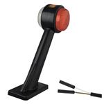 LED Autolamps Links, LED breedtelamp met schuine steel, 12-24V, 2-PIN connector