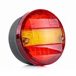 Fristom LED ADR achterlicht, rood-gele lens, D-hom, 12-24V
