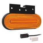 Fristom LED markeringslicht amber | 12-24V | 1,5mm². connector.