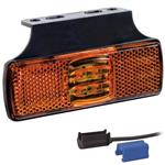 Fristom LED markeringslicht amber | 12-24V | 0,75mm². connector