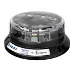 ECCO ESG LED R65 zwaailamp 12-24V amber/transp./CISPR/IP69K/3-Bouts