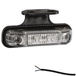 Fristom LED markeringslicht wit | 12-24V | 50cm. kabel
