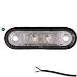 Fristom LED markeringslicht groen | 12-24V | 50cm. kabel