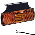 Fristom LED markeringslicht amber | 12-24V | 50cm. kabel