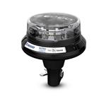ECCO ESG LED R65 zwaailamp 12-24V amber/transp./CISPR/IP69K/Opsteek