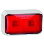 LED Autolamps LED markeringslicht rood | 12-24V | 40cm. kabel