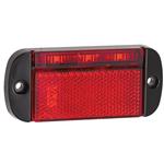 LED Autolamps LED markeringslicht rood | 12-24V | 40cm. kabel