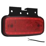 Fristom LED markeringslicht rood | 12-24V | 50cm. kabel