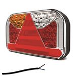 Links | LED achterlicht zonder kentekenverlichting | 12-36V | 10m kabel