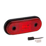 Fristom LED markeringslicht rood | 12-24V | 1,5mm². connector