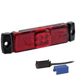 Fristom LED markeringslicht rood | 12-24V | 0,75mm². connector