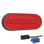 Fristom LED markeringslicht rood | 12-24V | 0,75mm². connector