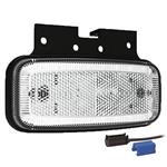 Fristom LED markeringslicht wit | 12-24V | 0,75mm². connector
