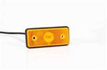 Fristom LED markeringslicht amber | 12-24V | 50cm. kabel met 0,75mm². connector