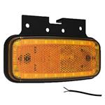 Fristom LED markeringslicht amber | 12-24V | 50cm. kabel