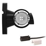 Fristom Links | LED breedtelamp | korte steel | 12-24V | 1,5mm². connector