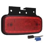 Fristom LED markeringslicht rood | 12-24V | 0,75mm². connector