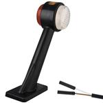 LED Autolamps Rechts , LED breedtelamp met schuine steel, 12-24V, 2-PIN connector