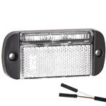 LED Autolamps LED markeringslicht wit | 12-24V | 2-PIN connector