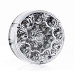 Fristom LED achterlicht rond, transparante lens 12-24V 50cm kabel