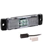 Fristom LED markeringslicht wit | 12-24V | 1,5mm². connector