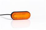 Fristom LED markeringslicht amber | 12-24V | 1,5mm². connector