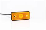 Fristom LED markeringslicht amber | 12-24V | 50cm. kabel met 1,5mm². connector