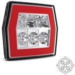 Fristom LED achterlicht Y-homologatie zonder kent.verl. 12/36V 5 pin