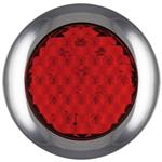 LED Autolamps LED mistlicht met chromen rand | 12-24V | 0,15m. kabel