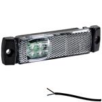 Fristom LED markeringslicht wit | 12-24V | 500cm. kabel