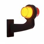 Horpol Rechts | LED pendellamp | haakse steel | matte lens | 12-24V