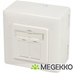 LogiLink NP0124 2 x RJ-45 wandcontactdoos