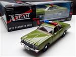 schaalmodel Plymouth Fury US Army The A-team 1:24