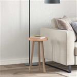 vidaXL Tafelblad Lichtbruin Ø 30 x 2.5 cm Massief eikenhout