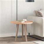 vidaXL Tafelblad Lichtbruin Ø 60 x 2.5 cm Massief eikenhout