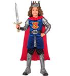 Koning Kostuum Blauw Rood