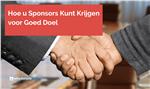 Praktische Tips Om Sponsors Vinden