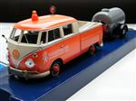 modelauto vw T1 bus serv Pick-up + aanhanger 1:24