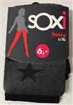 - Soxi fancy panty (L-XL) Zwart