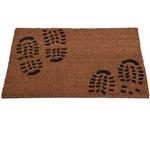 Deurmat kokos met voetstappen