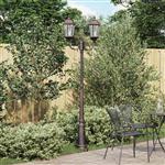 vidaXL TuNLicht Brons 235 cm Aluminium