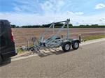 Haspelwagen/ haspelaanhangwagen/ container,dubbel asser 3000 kg